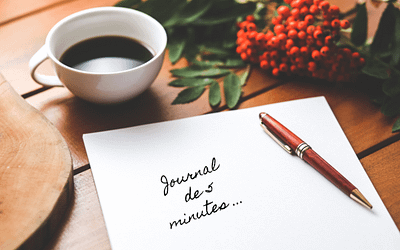 Journal de cinq minutes : en quoi est-ce un outil thérapeutique précieux ?